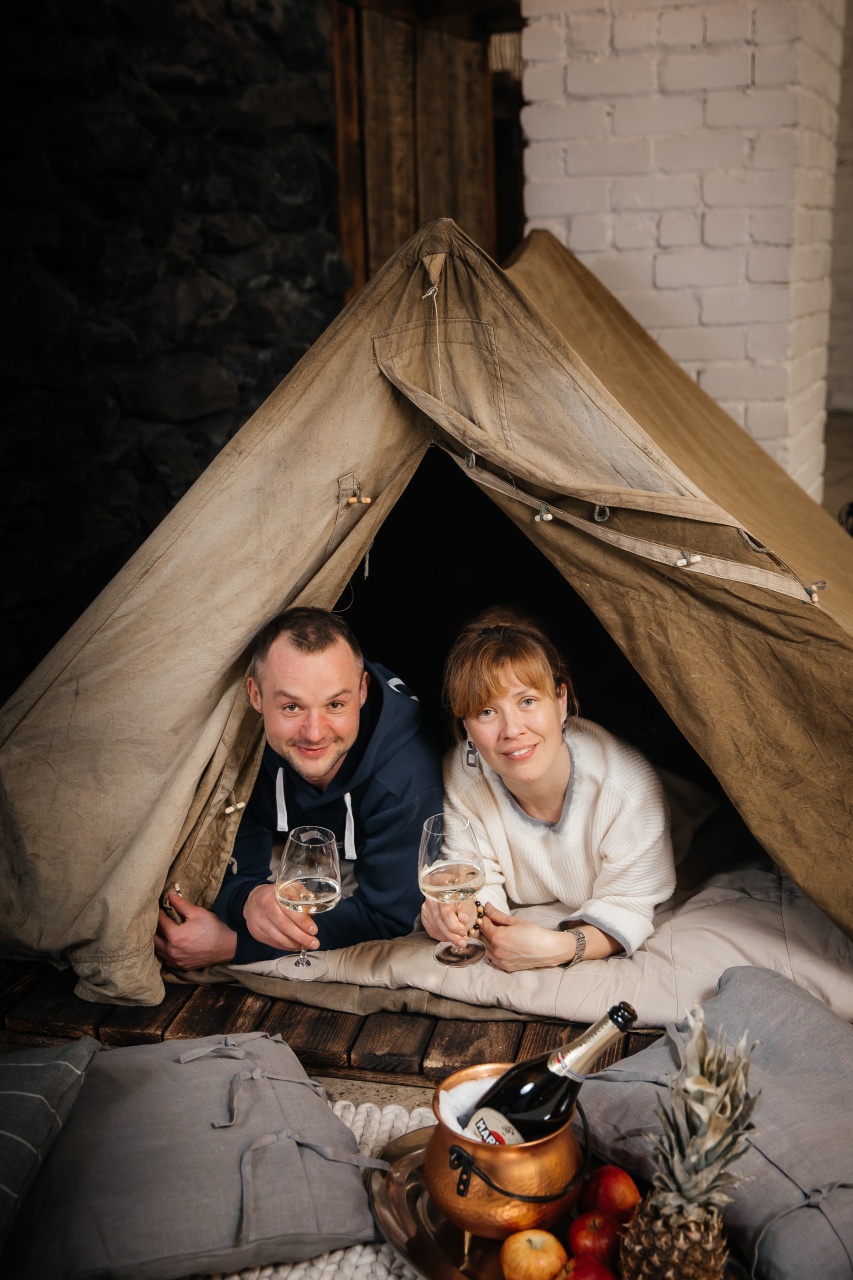 Night at the museum in the Mineral Center of the Northern Ladoga area in Sortavala